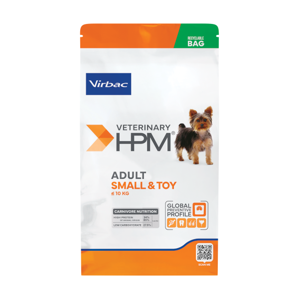 Adult Dog Food for Small & Toy | VETERINARY HPM®